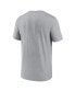 ფოტო #2 პროდუქტის Men's Heathered Charcoal Los Angeles Dodgers Local Rep Legend Performance T-shirt