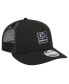 ფოტო #2 პროდუქტის Men's Black Penn State Nittany Lions Labeled 9Fifty Snapback Hat
