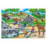 Puzzle Ein Tag im Zoo 3x24 mit Poster