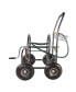 4-Wheel Garden Hose Reel Cart with Basket