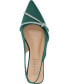 ფოტო #4 პროდუქტის Women's Rebbel Rhinestone Knot Slingback Flats