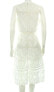 Фото #3 товара J.O.A. Womens Sleeveless White Crochet Cocktail Shift Dress Size Large