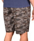 Men's Camo Print Quick Dry Windjammer Shorts