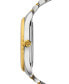 ფოტო #3 პროდუქტის Unisex Swiss G-Timeless Two-Tone PVD Stainless Steel Bracelet Watch 40mm