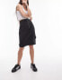 Фото #1 товара Topshop cargo midi skirt in black