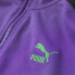 Фото #3 товара Puma Lipa X T7 Cropped Jacket Womens Purple Casual Athletic Outerwear 53662890