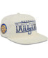 Фото #1 товара Men's Cream Brooklyn Dodgers Throwback Bar Golfer Corduroy Snapback Hat