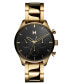 Фото #1 товара Men's Airhawk Gold Stainless Steel Watch 42mm