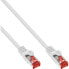 Фото #2 товара InLine Patch Cable S/FTP PiMF Cat.6 250MHz copper halogen free white 3m