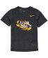 ფოტო #1 პროდუქტის Big Boys and Girls Anthracite LSU Tigers Logo Legend Performance T-shirt