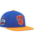 Men's Blue, Orange New York Knicks Hardwood Classics Coast to Coast Fitted Hat