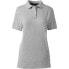 Women's School Uniform Short Sleeve Feminine Fit Mesh Polo Shirt