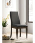 Фото #5 товара Wes 2-Piece Asian Hardwood Upholstered Side Chair Set