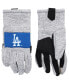 Фото #1 товара Men's Gray Los Angeles Dodgers Team Knit Gloves