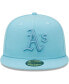 Фото #2 товара Men's Light Blue Oakland Athletics Color Pack 59FIFTY Fitted Hat