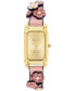 Фото #1 товара Women's Cadie Tea Rose Blush Leather Strap Watch, 28.5 x 17.5mm