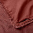 Фото #4 товара King Heavyweight Linen Blend Comforter Sham Dark Clay - Casaluna