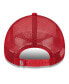 Фото #3 товара Men's White, Red St. Louis Cardinals Stacked A-Frame Trucker 9FORTY Adjustable Hat