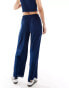 Фото #2 товара ONLY straight leg plisse trouser co-ord in navy