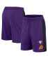 ფოტო #1 პროდუქტის Men's Purple Phoenix Suns 75th Anniversary Downtown Performance Practice Shorts