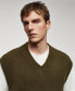 ფოტო #6 პროდუქტის Men's V-Neck Knitted Vest