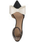 ფოტო #4 პროდუქტის Women's Saori Bow Ankle-Strap Pumps, Created for Macy's