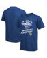 ფოტო #1 პროდუქტის Men's Aaron Donald Royal Los Angeles Rams Tri-Blend Player T-shirt