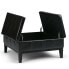 Фото #13 товара Пуфики Simpli Home Poway Table/Ottoman Set