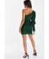 Фото #2 товара Women's One-Shoulder Sequin Bodycon Dress