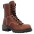 Фото #2 товара Rocky Rams Horn Logger Waterproof Composite Toe Work Mens Brown Work Safety Sho