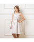 ფოტო #7 პროდუქტის Girls' Sleeveless Ruched Bodice Party Dress, Toddler