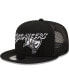 Фото #1 товара Бейсболка New Era Tampa Bay Buccaneers черная с граффити 9FIFTY Snapback для мужчин