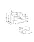 Фото #10 товара Astrid 56" 2-Pc. Loveseat and Ottoman Set