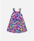 Girl Sleeveless Dress Printed Colorful Butterflies - Child