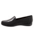 Trotters Deanna T2055-101 Womens Black Leather Slip On Loafer Flats Shoes 7 - фото #4