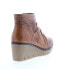 Diba True Nift Tee 75818 Womens Brown Leather Slip On Ankle & Booties Boots