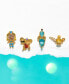 ფოტო #3 პროდუქტის Crystal Multi-Color Disney Princess Jasmine Stud Earring Set