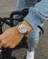 ფოტო #6 პროდუქტის Men's Legacy Quartz Traveller Leather Gray Watch 48mm