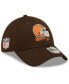 ფოტო #1 პროდუქტის Men's Brown Cleveland Browns 2022 Sideline 39THIRTY Coaches Flex Hat
