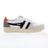 Фото #1 товара Gola Grandslam Trident CMA415 Mens White Synthetic Lifestyle Sneakers Shoes