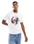 PS Paul Smith t-shirt with skull print in white