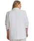 Фото #2 товара Куртка большого размера Calvin Klein с рюшами и 3/4 рукавами