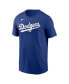 Men's Trevor Bauer Royal Los Angeles Dodgers Name and Number T-shirt