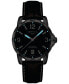 ფოტო #3 პროდუქტის Men's Swiss DS Podium Brown Leather Strap Watch 40mm