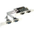 Фото #1 товара InLine Interface Card 4 Port Serial 9 Pin PCIe PCI-Express