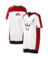 Фото #1 товара Women's White Chicago Bulls Free Throw T-shirt Dress