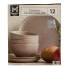 Member's Mark 12-Piece Artisan Crafted Dinnerware Set