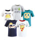 ფოტო #1 პროდუქტის Baby Boys Short Sleeve T-Shirts, Fun Food