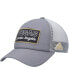 Men's Gray, White Vegas Golden Knights Locker Room Foam Trucker Snapback Hat
