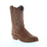 Фото #2 товара Abilene Boots 9147 Womens Brown Leather Slip On Cowboy Western Boots